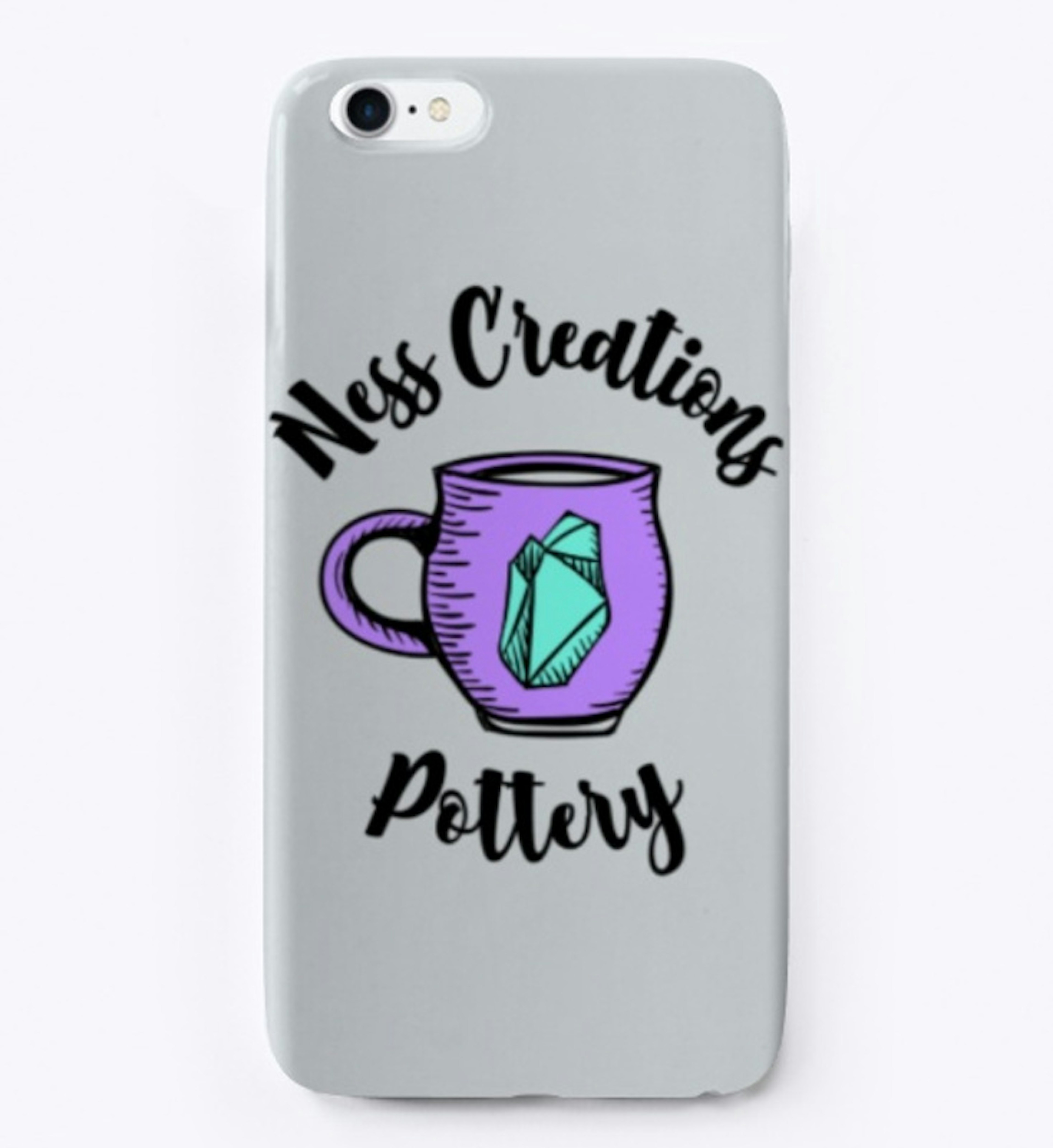 Ness Creations Pottery Mug Logo - Home 